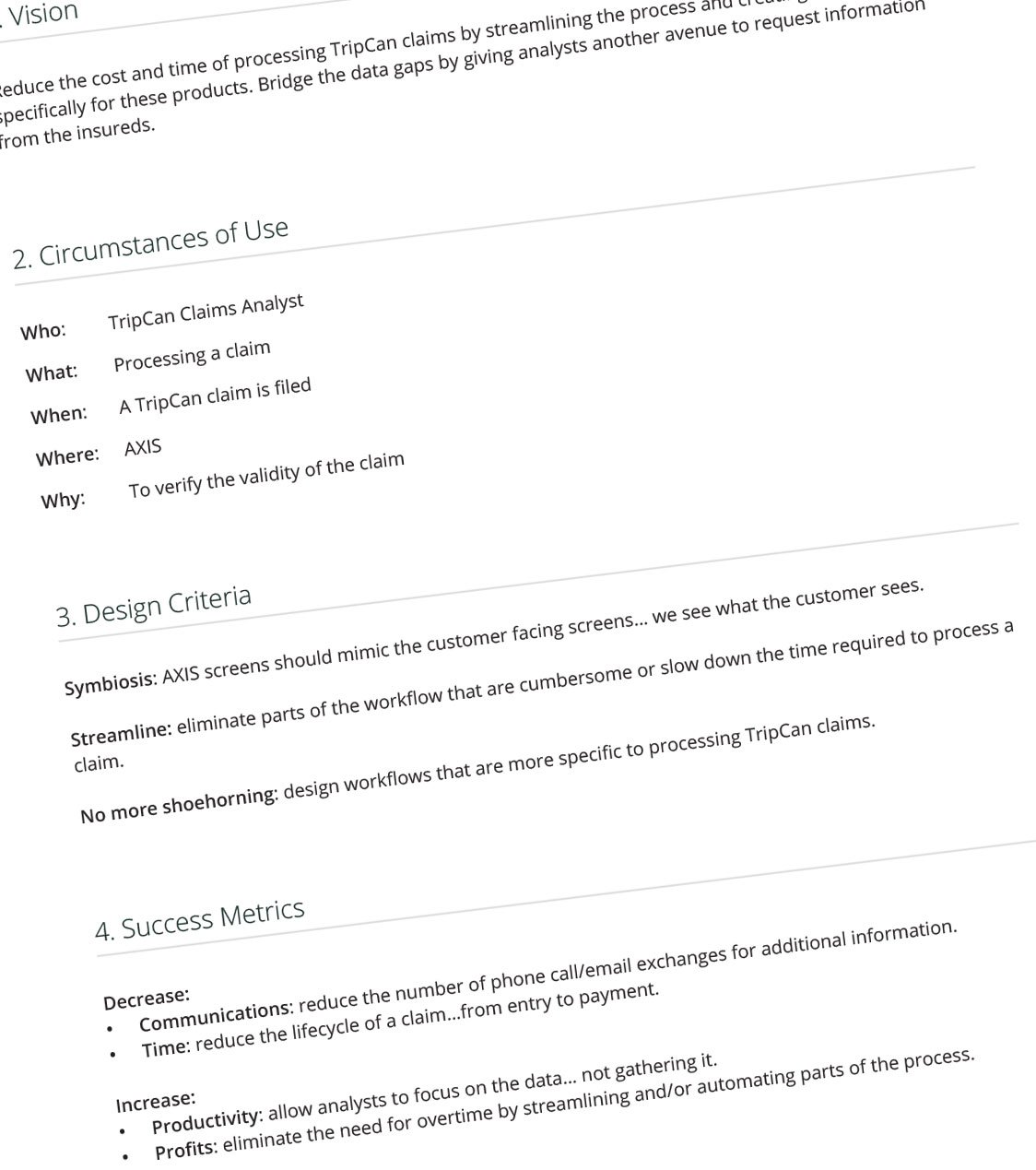 One of two Strategy Documents