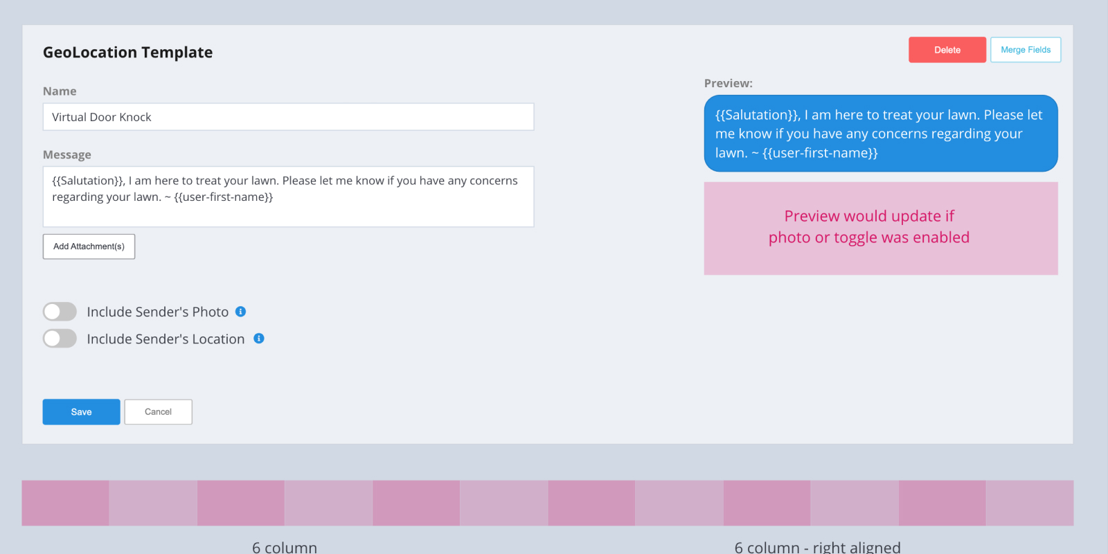 VDK template configuration